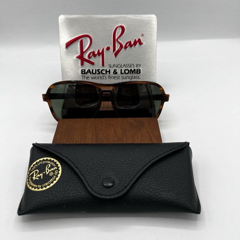 Gafas de sol Ray-Ban G15 UV Tortoise Stateside Traditionals, circa 1960 imagen 20