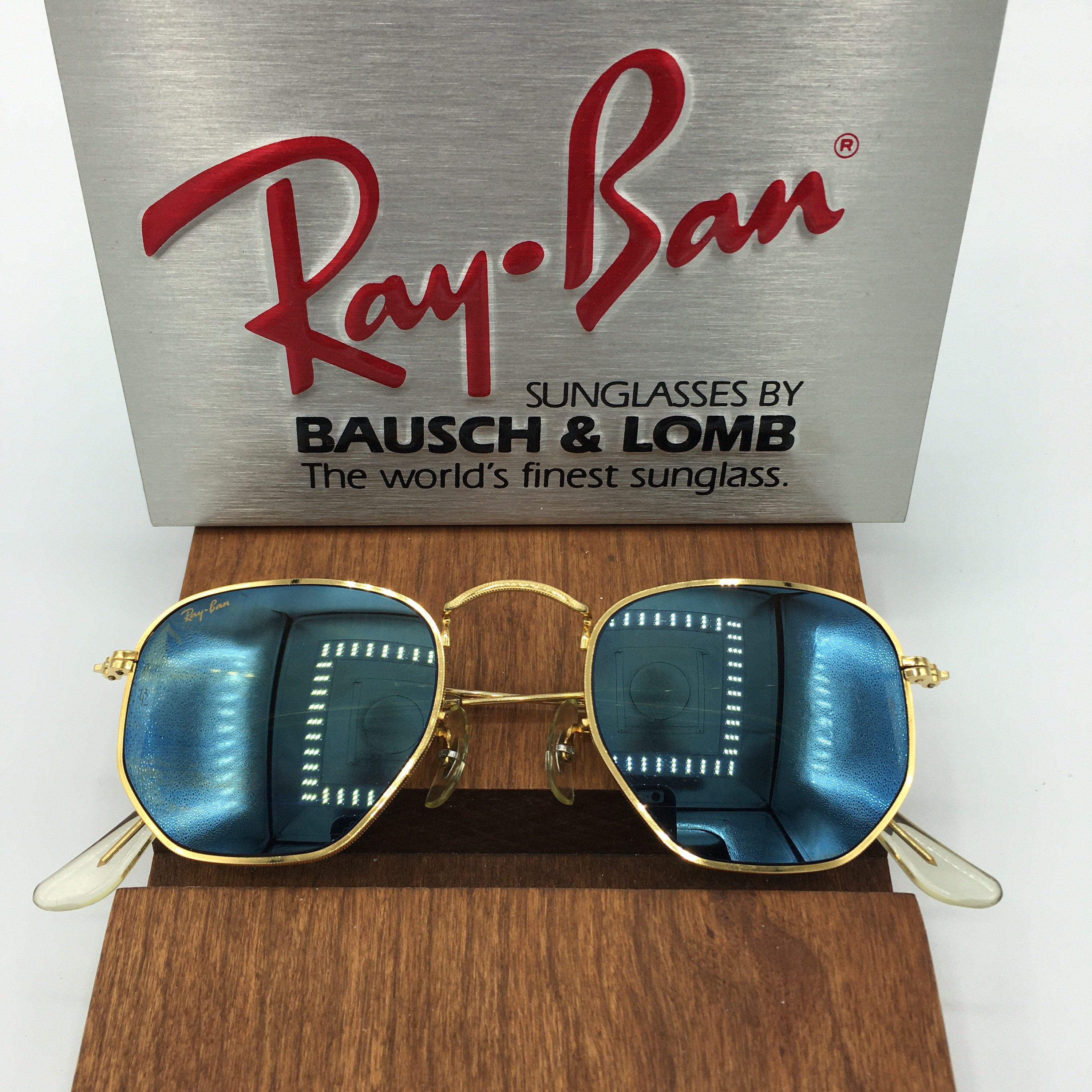 VINTAGE B&L Ray Ban W1864 G15 Arista Blue Mirror Style III - Etsy