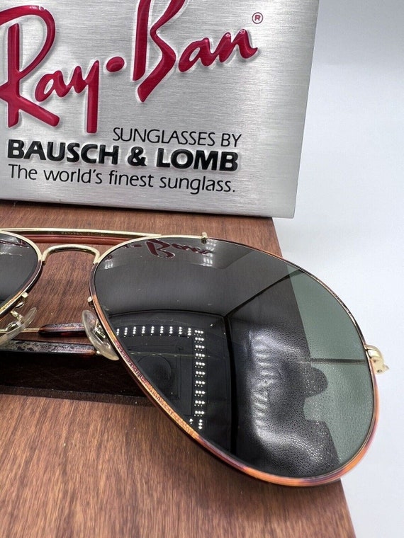 Vintage B&L Ray Ban Bausch  Lomb G15 gray Tortuga… - image 6