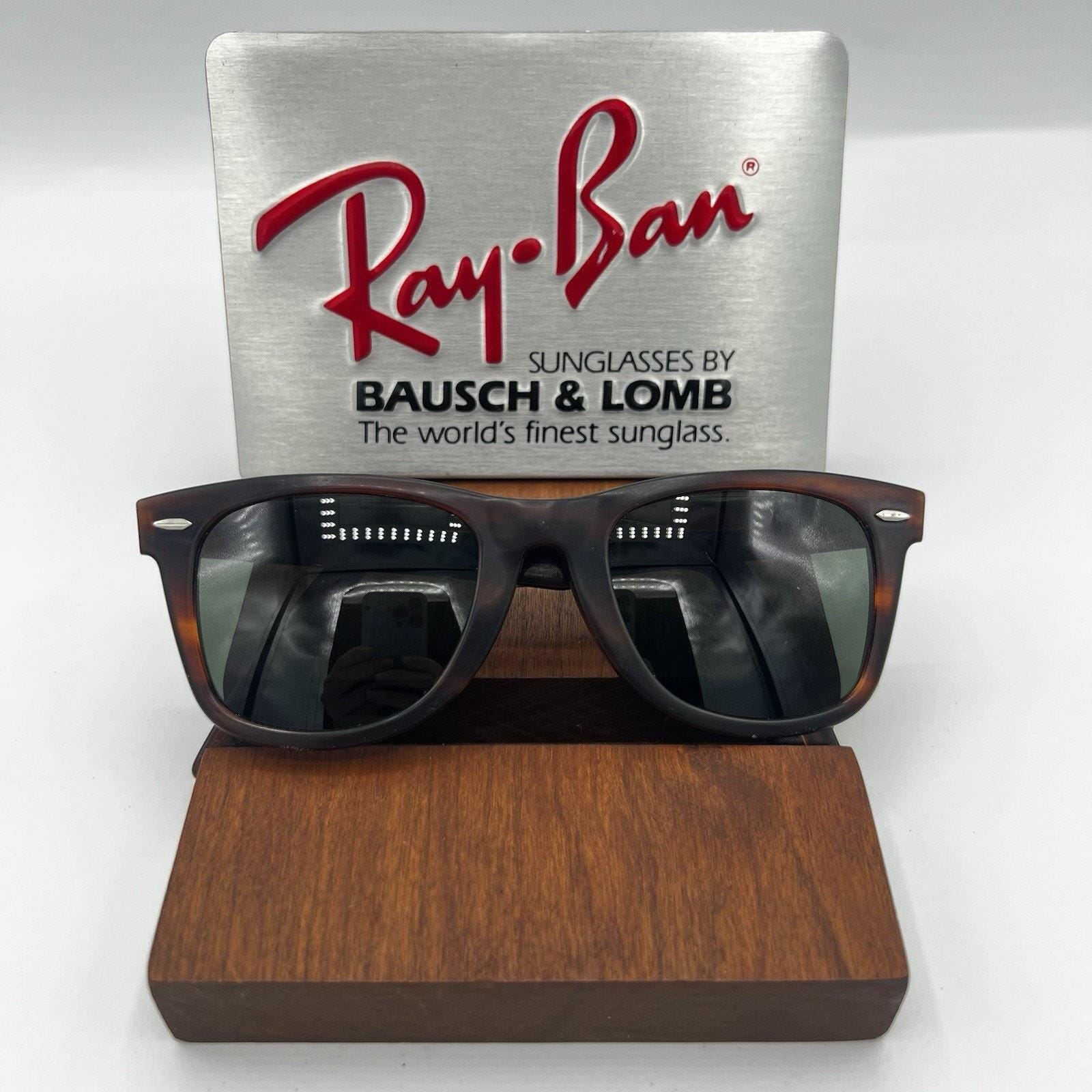 Ray Ban B&l Wayfarer Sunglasses - Etsy