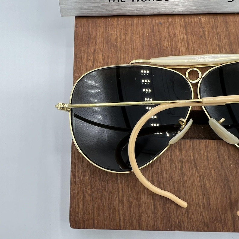 Gafas de sol estilo aviador de tiro con protección UV B&L 1/10 12K GF G15 de 5 mm de la década de 1960 imagen 10
