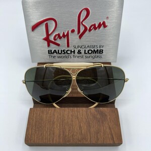 Gafas de sol estilo aviador de tiro con protección UV B&L 1/10 12K GF G15 de 5 mm de la década de 1960 imagen 3