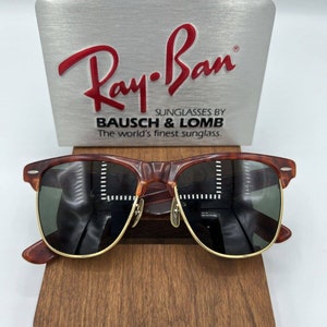 Vintage Ray Ban B&L tortoise Wayfarer Max II W1273 54mm Sunglasses