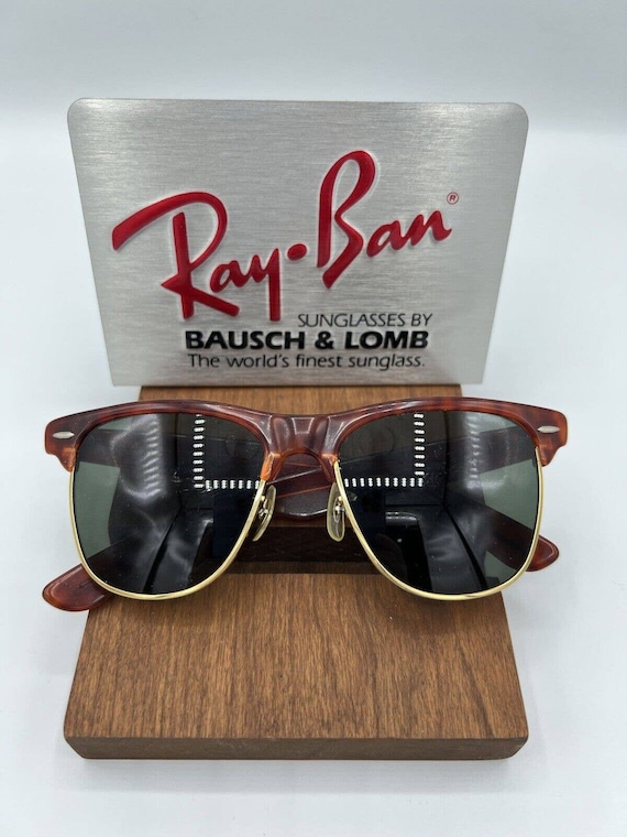 Vintage Ray Ban B L Tortoise Wayfarer Max II W1273 54mm Sunglasses Etsy