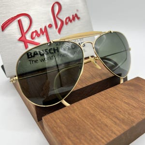 Vintage Ray Ban B&L 1/30 10k GO G15 Outdoorsman VS 58 mm afbeelding 3
