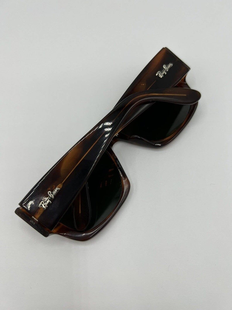Vintage B&L Ray Ban Bausch Lomb G15 Gray Wayfarer Nomad Tortoise W0622 image 9
