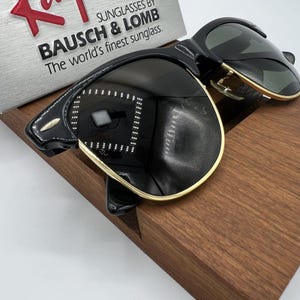 Vintage Ray Ban B&L Wayfarer Max II Ebony W1272 Excellent Sunglasses 54mm USA image 2