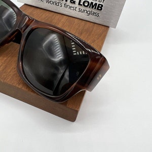 Vintage B&L Ray Ban Bausch Lomb G15 Gray Wayfarer Nomad Tortoise W0622 image 4