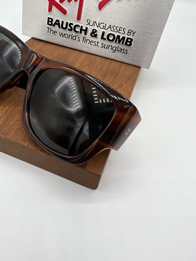 Vintage B&L Ray Ban Bausch Lomb G15 Gray Wayfarer Nomad Tortoise W0622 image 4