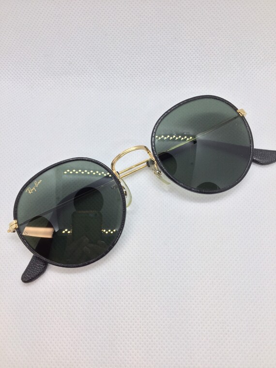 Lotus Carbonio Vintage sunglasses L13 Gold Brown 55mm NOS Oval Round 