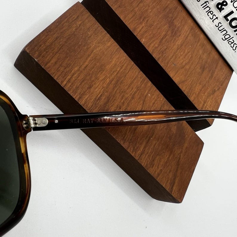 Gafas de sol Ray-Ban G15 UV Tortoise Stateside Traditionals, circa 1960 imagen 14