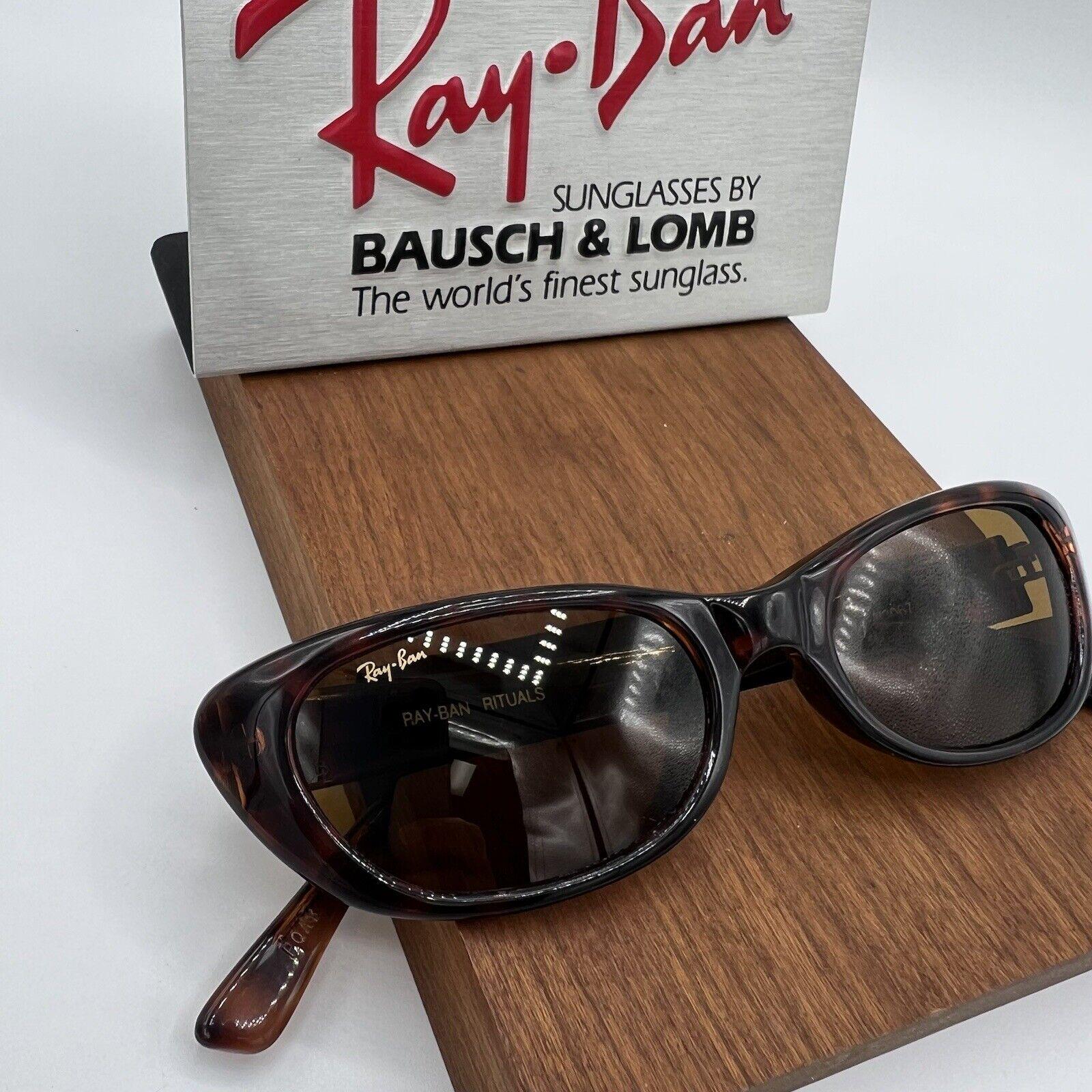 Vintage Ray Ban B&L Rituals Cat Eye W3067 Brown Tortoise 