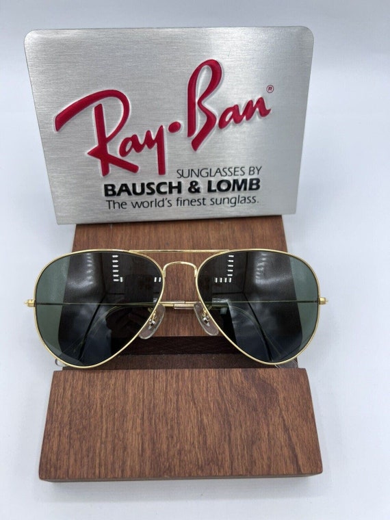 Vintage Ray Ban B&L Classic G15 Aviator USA 58mm Sunglasses  display picture 2