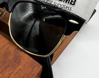 Vintage Ray Ban B&L Small Wayfarer Max Ebony Black W1269