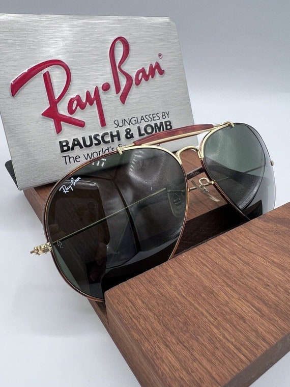 Vintage B&L Ray Ban Bausch  Lomb G15 gray Tortuga… - image 3