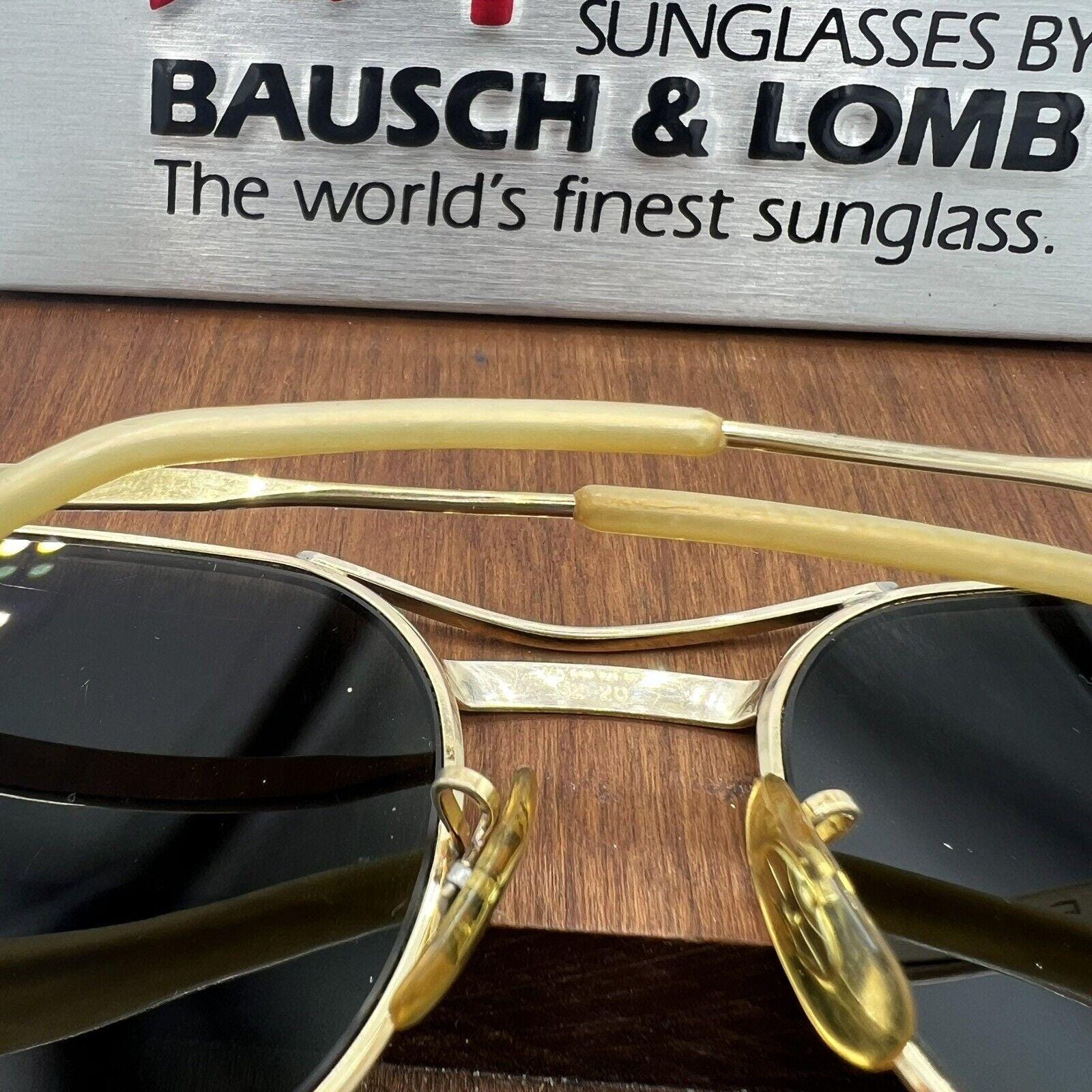 RAY BAN B&L U.S.A. 5 1/10 12K GF　サングラス RAY-BAN B&L 1/10 12K GF gold filled 'Signet' Sunglasses 5 1