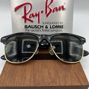 Vintage Ray Ban B&L Wayfarer Max II Ebony W1272 Excellent Sunglasses 54mm USA image 1