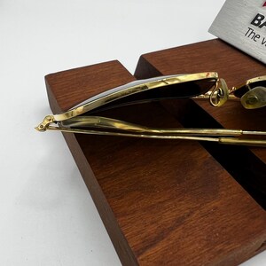 62[]14 mm Vintage B&L Ray Ban W0502 GEP G15 GLASS UV Explorer Aviator Solglasögon bild 5