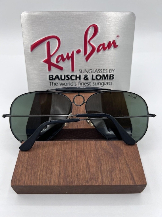 Vintage Ray Ban BL Black Chrome Sharpshooter 62mm… - image 10