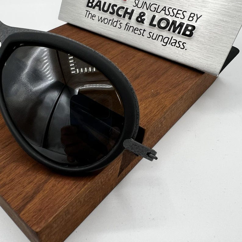 VTG B&L Ray Ban W2378 G15 MATTE-Grå Orbs Combo Deluxe Metall Svart Gummi NOS bild 4