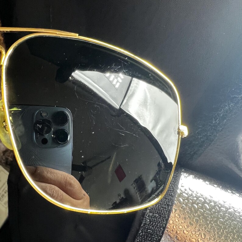 62[]14 mm Vintage B&L Ray Ban W0502 GEP G15 GLASS UV Explorer Aviator Solglasögon bild 20