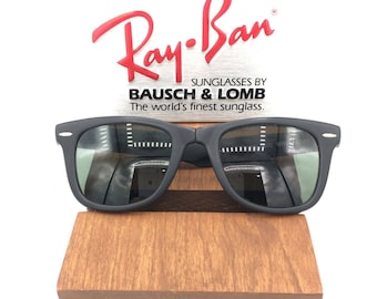 RARE USA Ray Ban B&L Wayfarer Sunglasses Full Mirrors Bl