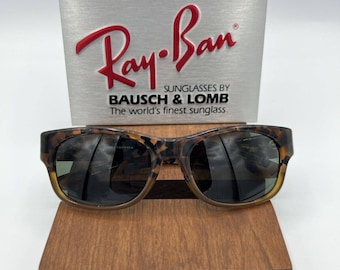 VINTAGE B&L RAY BAN W1414 multi color tort G15 bohemian sunglasses