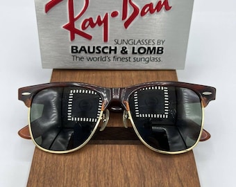 Ray-ban Vintage Wayfarer Max 1 Blond Tortoise Bausch & Lomb 90's