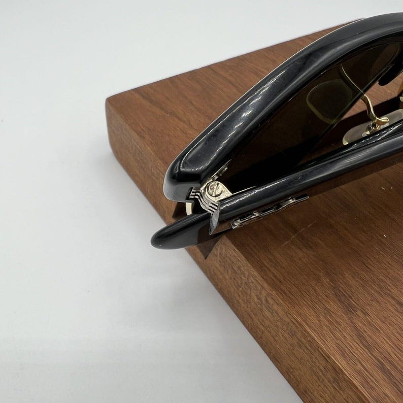 Vintage Ray Ban B&L Wayfarer Max II Ebony W1272 Excellent Sunglasses 54mm USA image 6