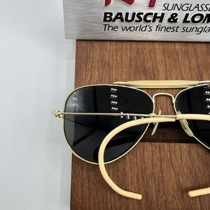 Vintage Ray Ban B&L 1/30 10k GO G15 Outdoorsman VS 58 mm afbeelding 10