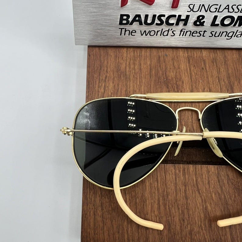 Vintage Ray Ban B&L 1/30 10k GO G15 Outdoorsman VS 58 mm afbeelding 10