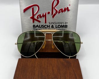 Vintage Ray Ban B&L 1937 1/10 12k GF USA Green Outdoorsman 58mm sunglasses