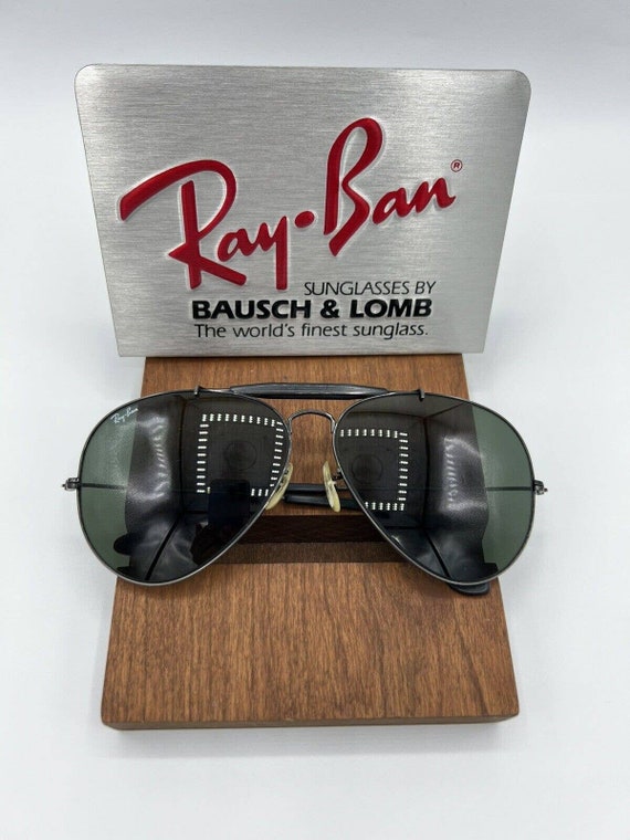Vintage Ray Ban B&L Black Outdoorsman 62mm USA
