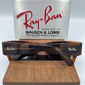 Vintage B&L Ray Ban Bausch Lomb G15 Gray Wayfarer Nomad Tortoise W0622 image 6