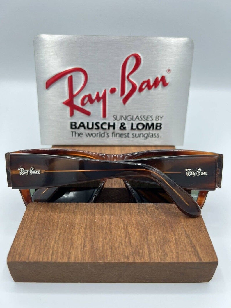 Vintage B&L Ray Ban Bausch Lomb G15 Gray Wayfarer Nomad Tortoise W0622 image 6