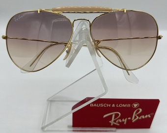 Vintage B&L Ray Ban Bausch Lomb Pink Gradient Changeables 58mm outdoorsman