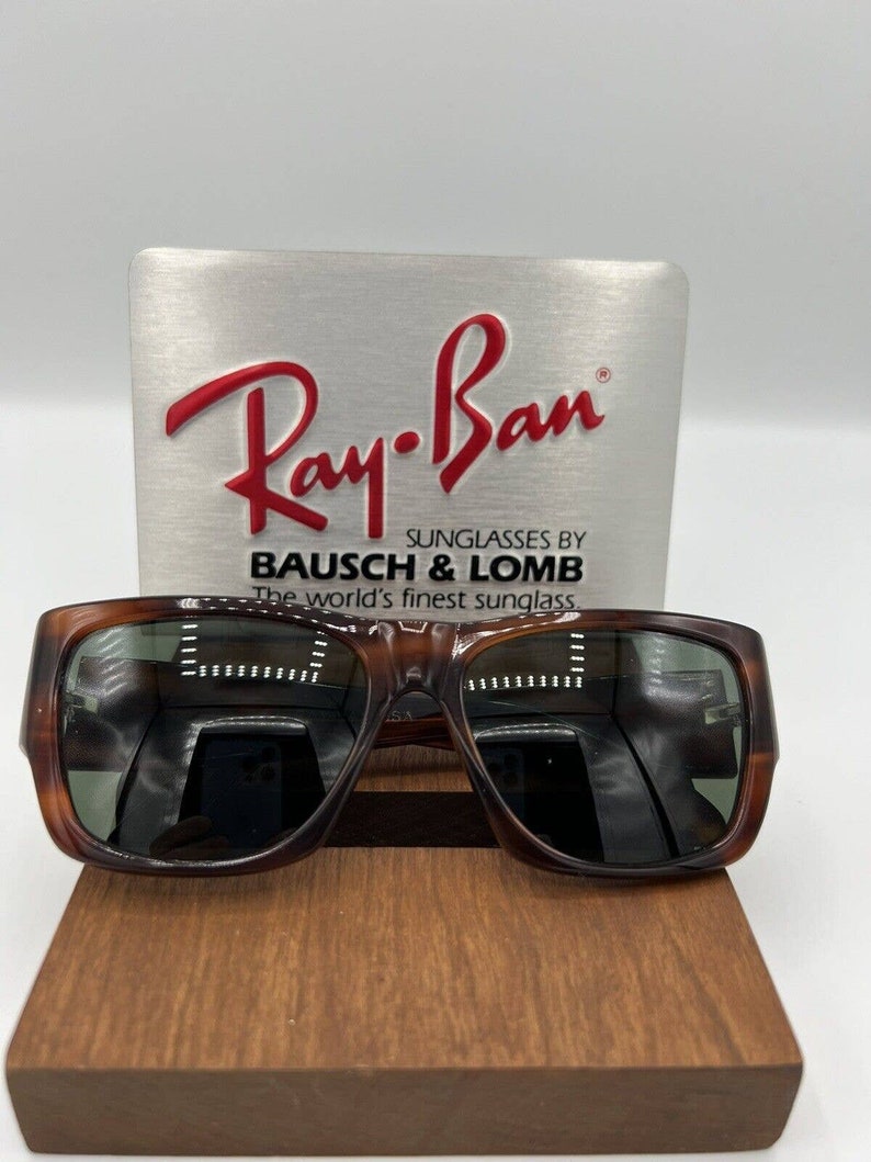 Vintage B&L Ray Ban Bausch Lomb G15 Gray Wayfarer Nomad Tortoise W0622 image 2
