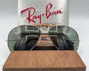 Vintage RAY BAN Usa SUNGLASSES Outdoorsman 58-14 With Case - Etsy