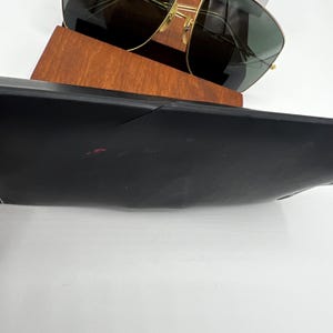 62[]14 mm Vintage B&L Ray Ban W0502 GEP G15 GLASS UV Explorer Aviator Solglasögon bild 17