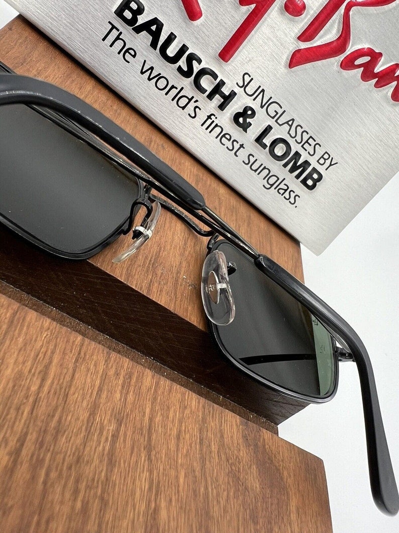 Vintage Ray Ban BL Classic Collection IV 45mm G15 Black Sunglasses NEW image 9