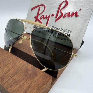 Vintage Ray Ban B&L 1/30 10k GO G15 Outdoorsman VS 58 mm afbeelding 4
