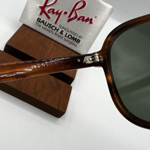 Gafas de sol Ray-Ban G15 UV Tortoise Stateside Traditionals, circa 1960 imagen 15