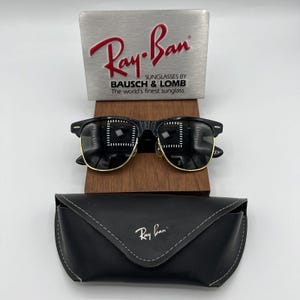Vintage Ray Ban B&L Wayfarer Max II Ebony W1272 Excellent Sunglasses 54mm USA image 10