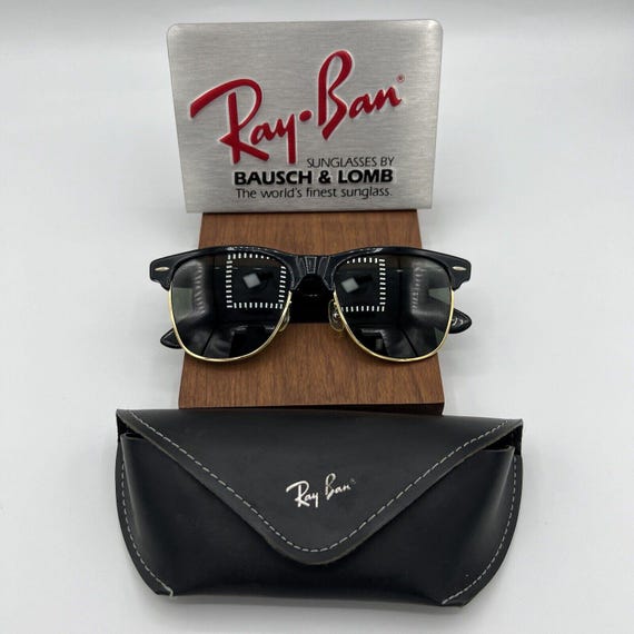 Vintage Ray Ban B&L Wayfarer Max II Ebony W1272 Excellent