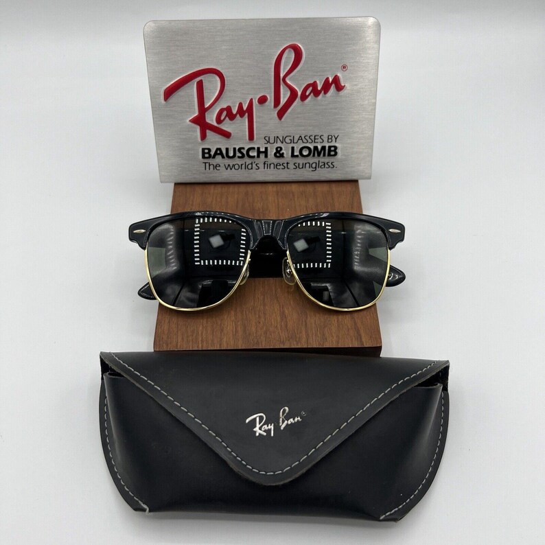 Vintage Ray Ban B&L Wayfarer Max II Ebony W1272 Excellent Sunglasses 54mm USA image 10