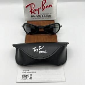 VTG B&L Ray Ban W2378 G15 MATTE-Grå Orbs Combo Deluxe Metall Svart Gummi NOS bild 14