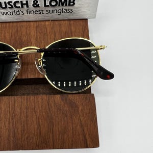 Vintage Ray Ban B & L blau verspiegelte runde Schildkröte 50 mm USA Custom Sonnenbrille Bild 10