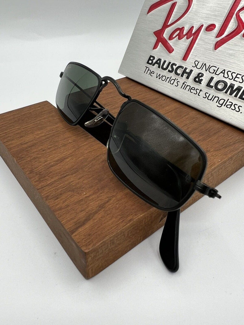 Vintage Ray Ban BL Classic Collection IV 45mm G15 Black Sunglasses NEW image 4