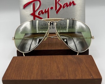 1950s BL RAY BAN rb3 dgm double gradient mirror 1/10 12K gf outdoorsman sunglasses