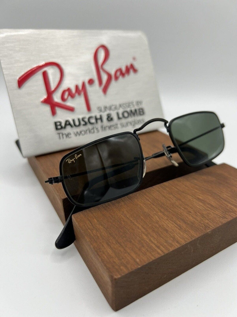 Vintage Ray Ban BL Classic Collection IV 45mm G15 Black Sunglasses NEW image 1